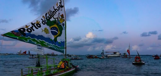 Jangadas em Porto de Galinhas