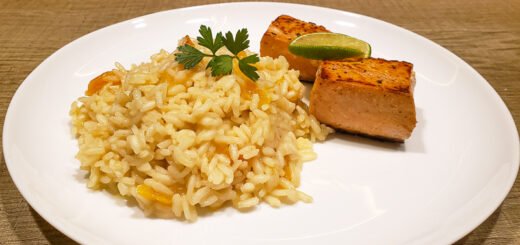 Risoto de Brie com Damasco