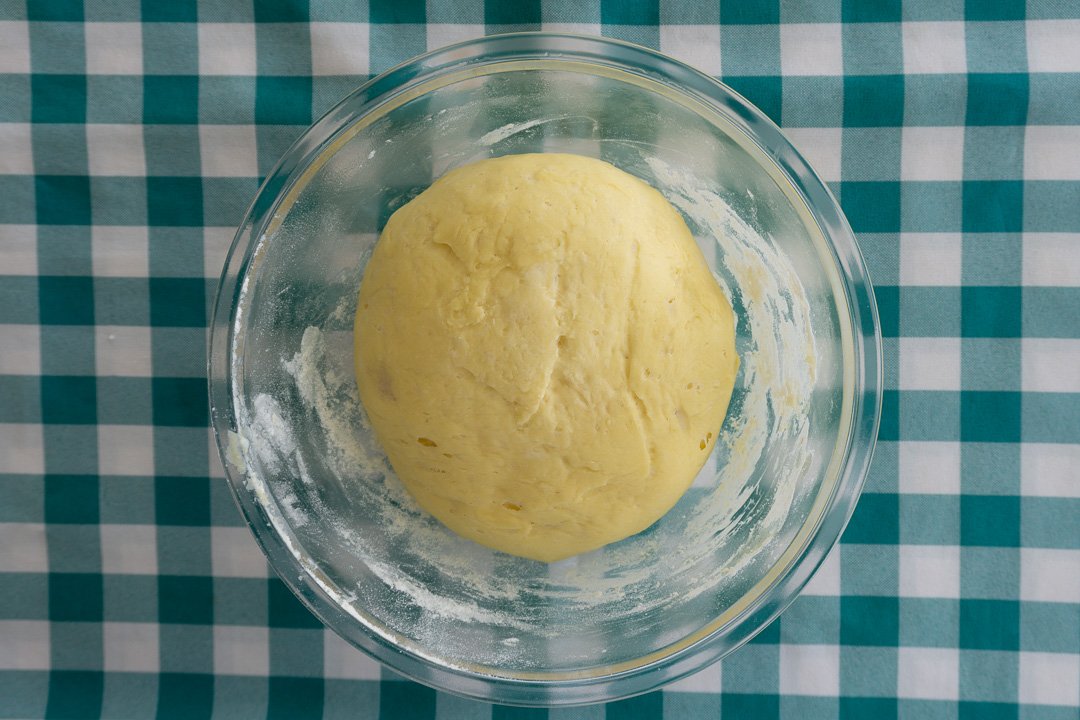 Massa depois da fermentação