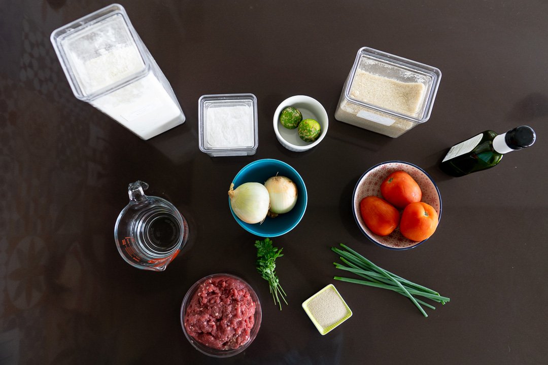 Ingredientes das esfirras