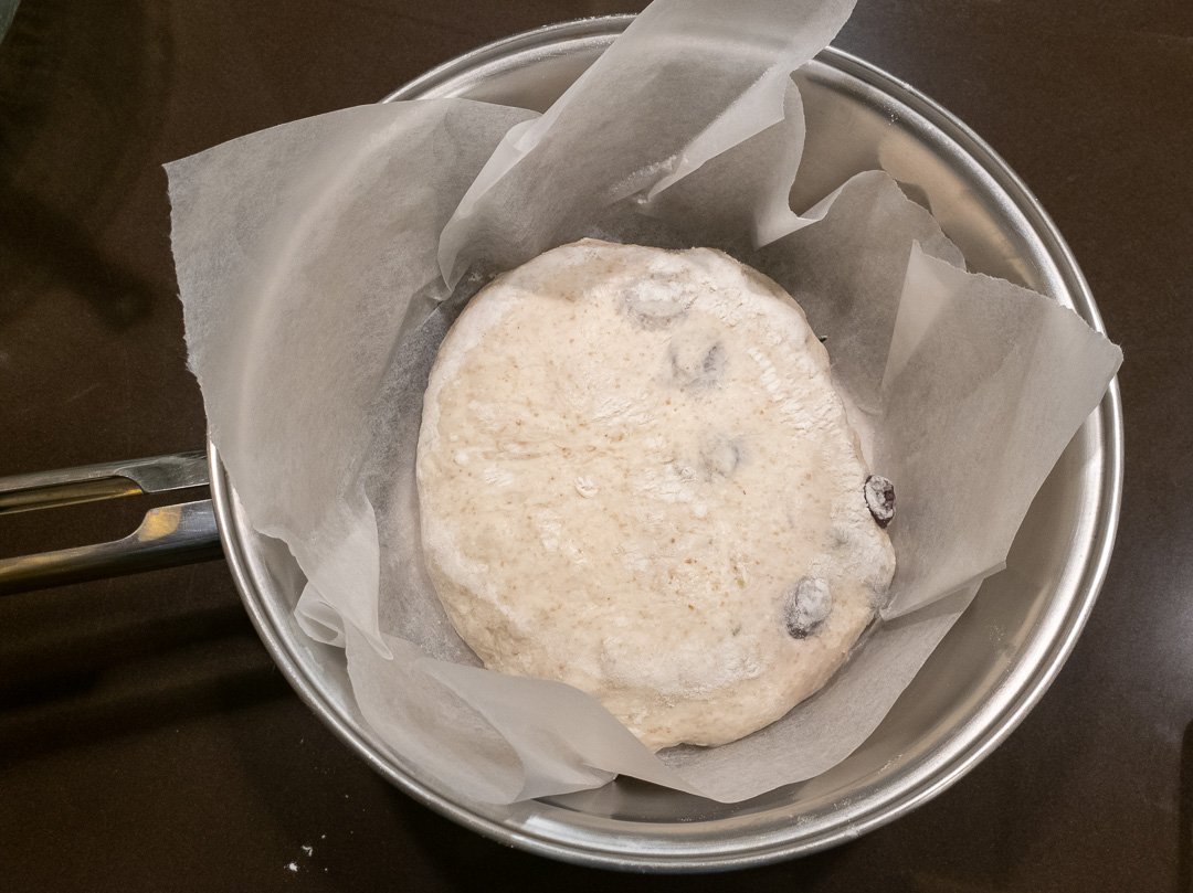 Massa de pão de azeitonas