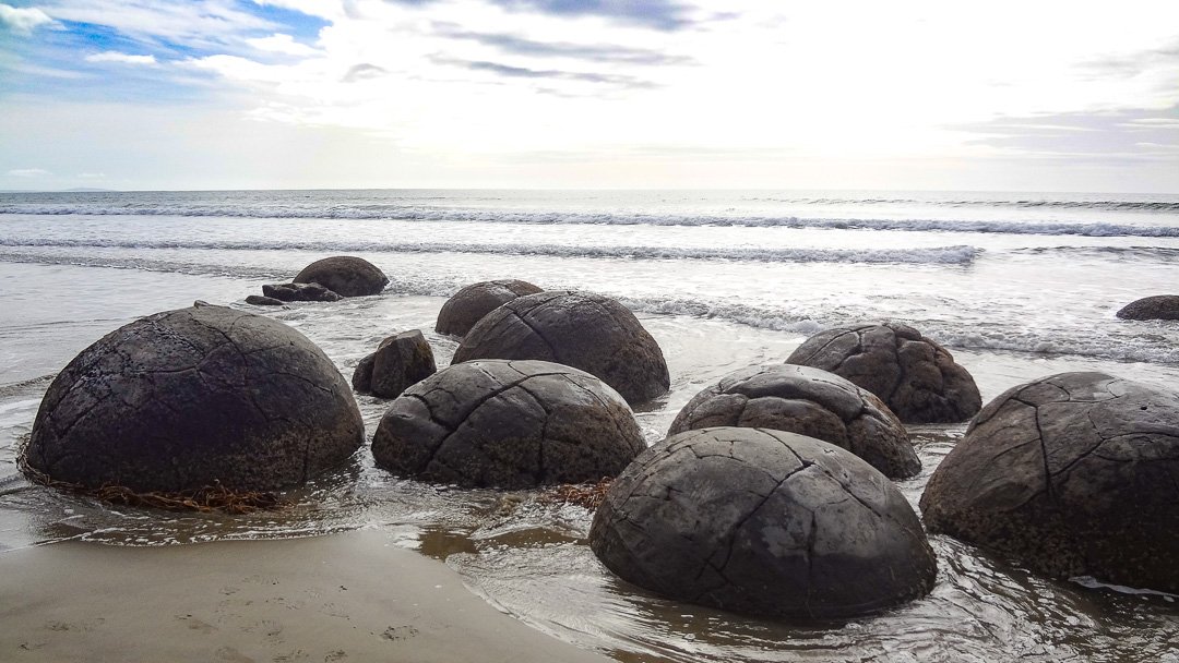 Moeraki Rocks, Nova Zelândia