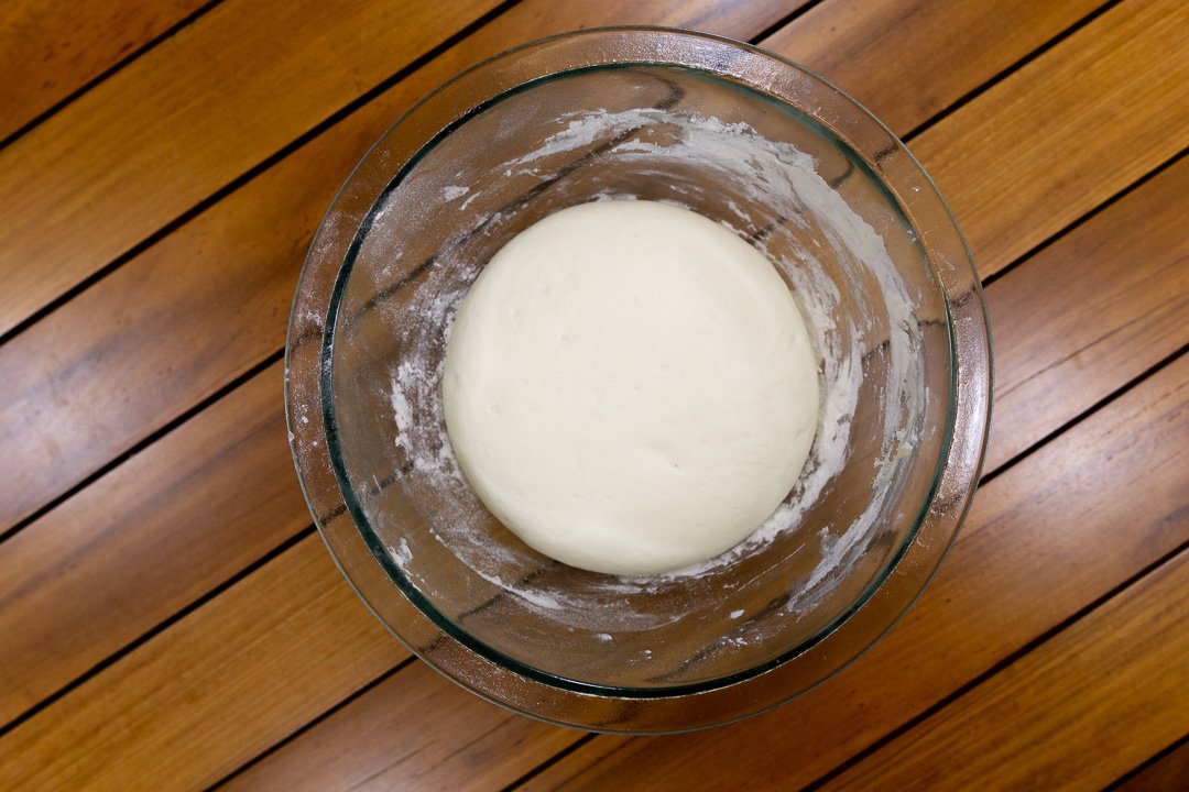 Massa após a fermentação