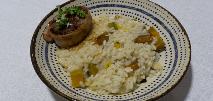 Risoto de Abóbora Assada
