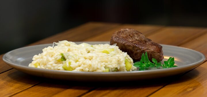 Risoto de abobrinha