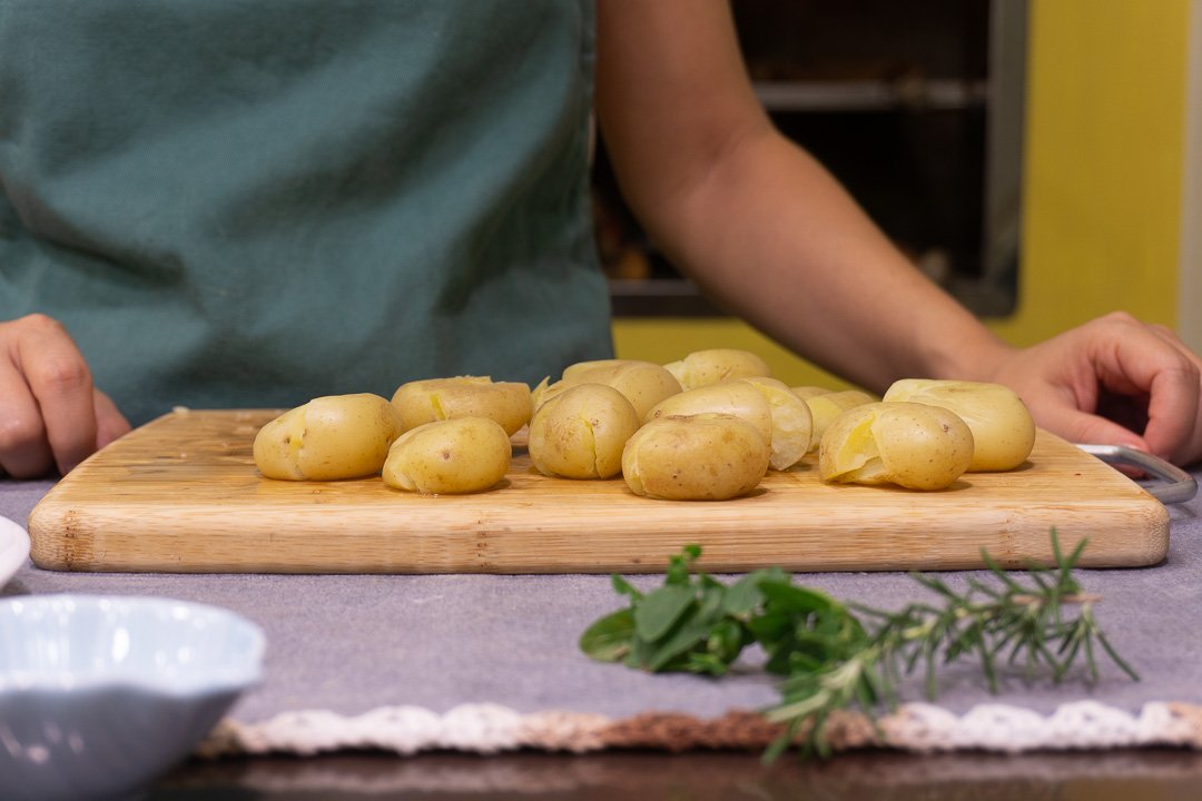 batatas amassadas