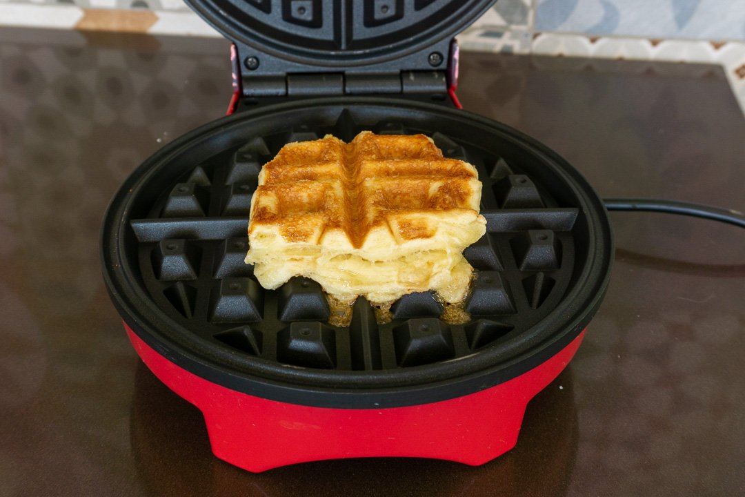 Waffle assando