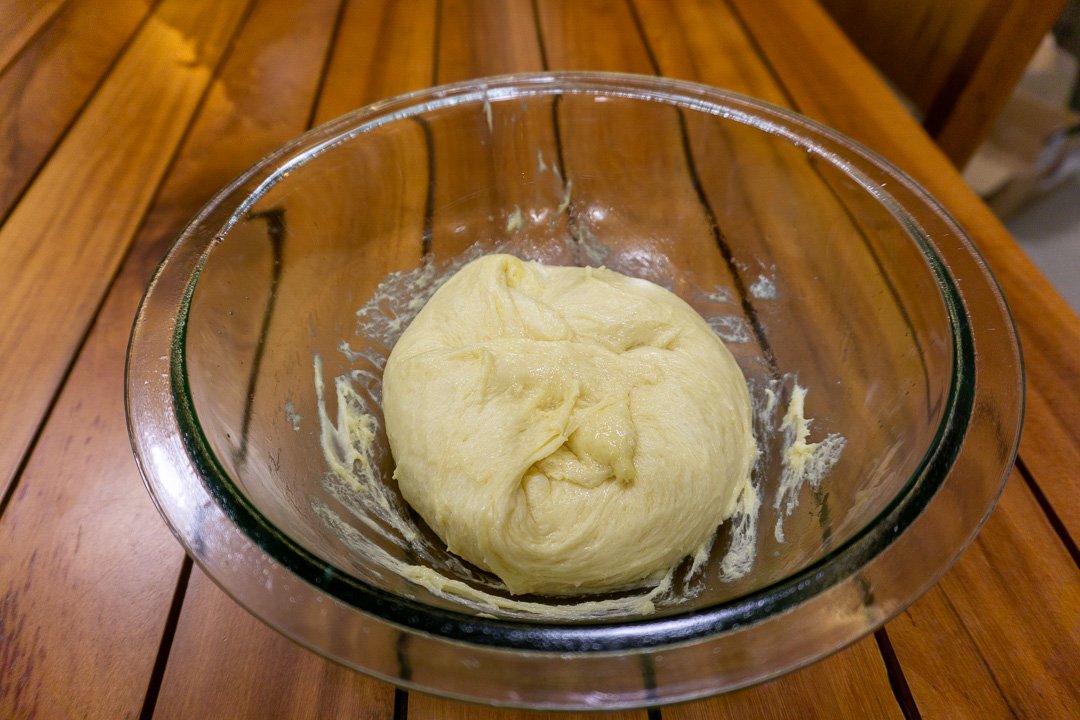 Massa pronta para segunda fermentação
