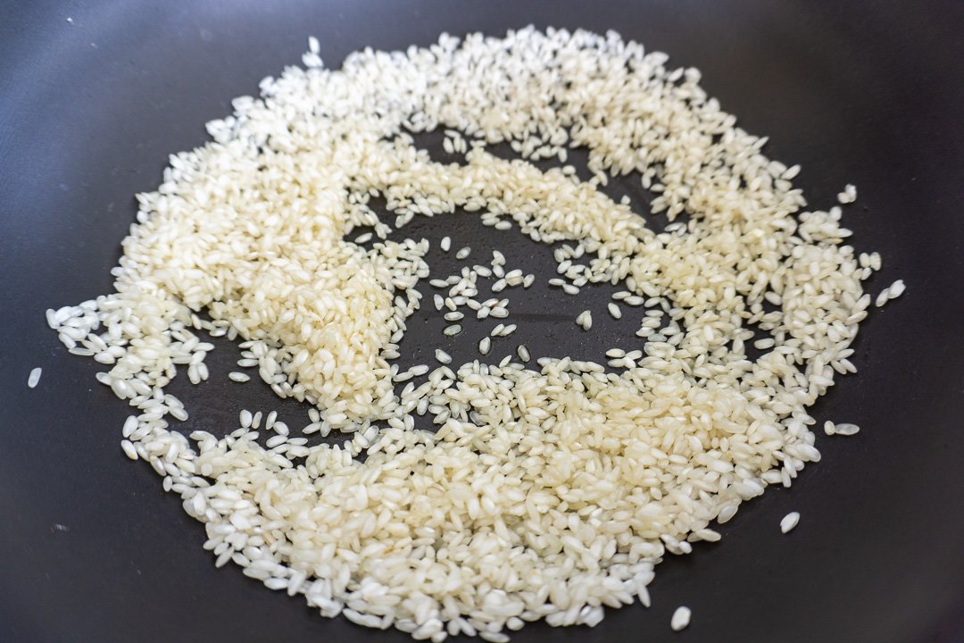 Começando o arroz