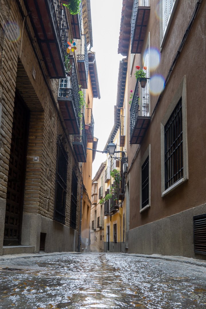 Rua em Toledo