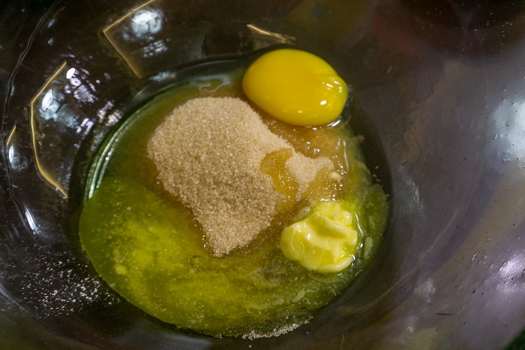 Misturando os ingredientes