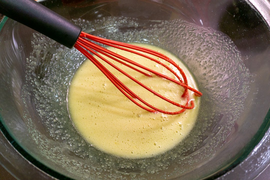 Misturando os ingredientes