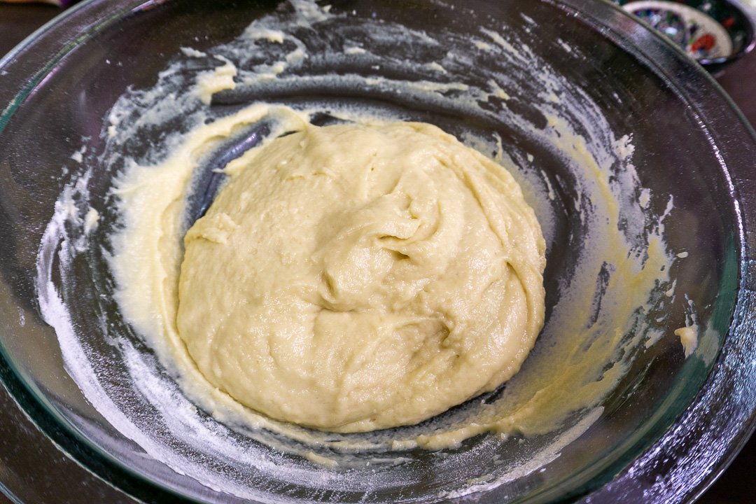 Massa da Cuca de Banana e Canela