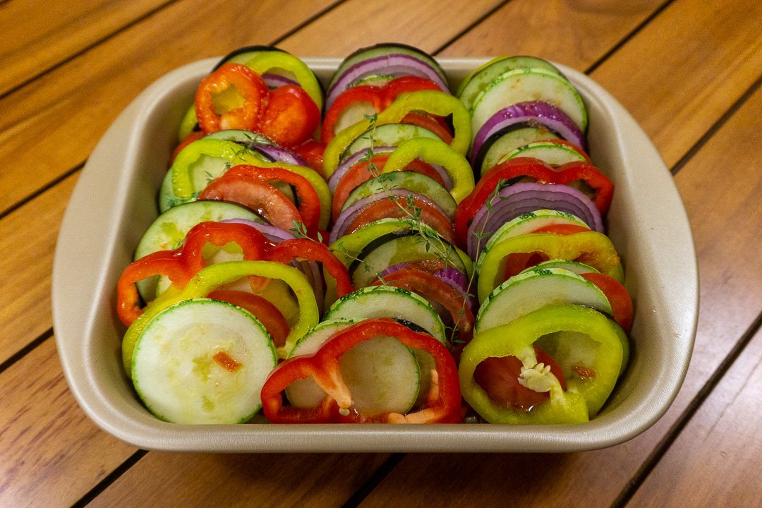 Montando o ratatouille