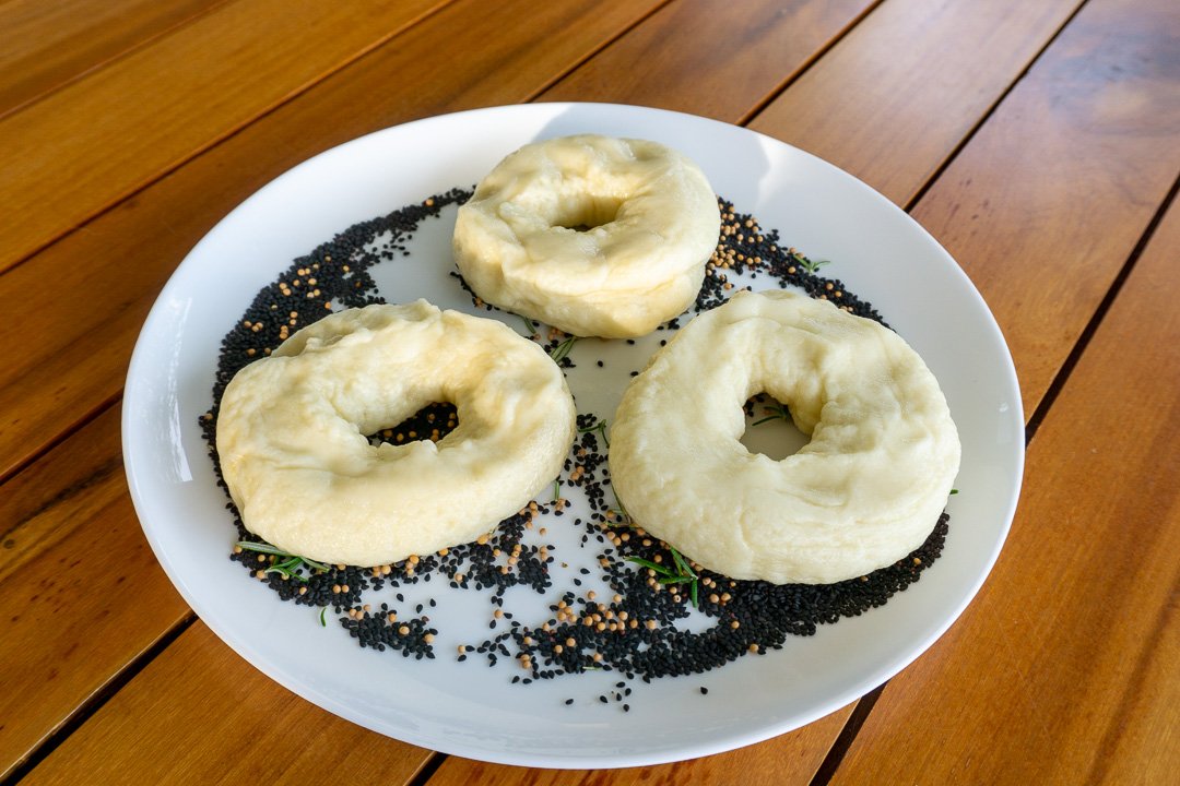 Cobertura do bagel