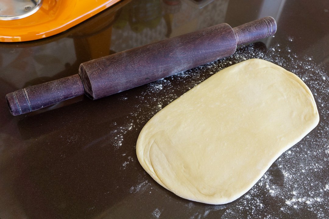 Segunda dobra do croissant