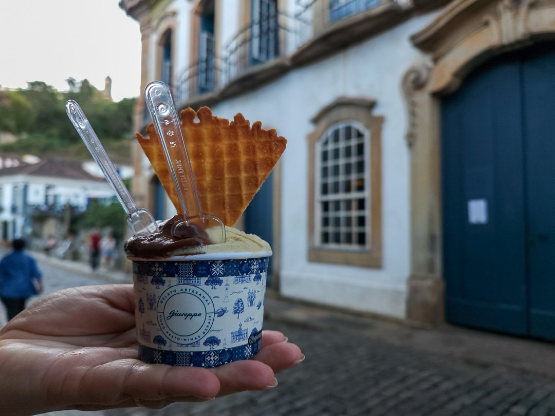 Sorvete do Giuseppe Gelato Artesal