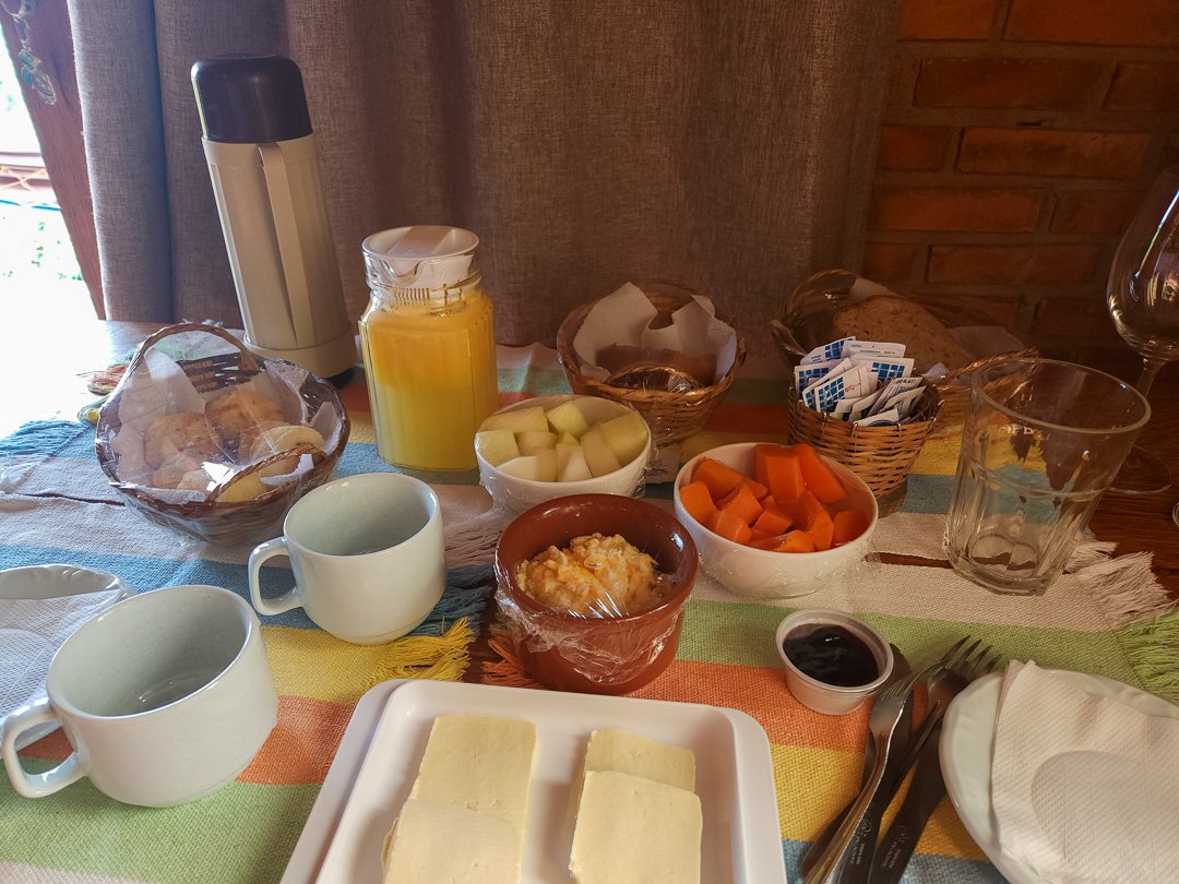 Café da manhã pousada
