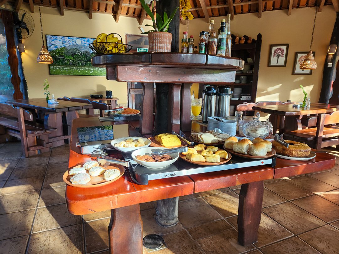 Café da manhã Aymara Lodge